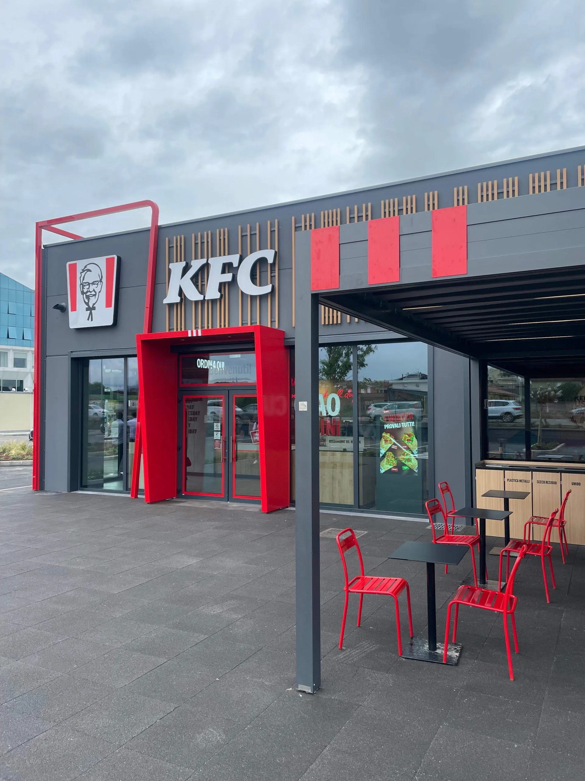 Nuova costruzione per KFC Italia a Rimini.